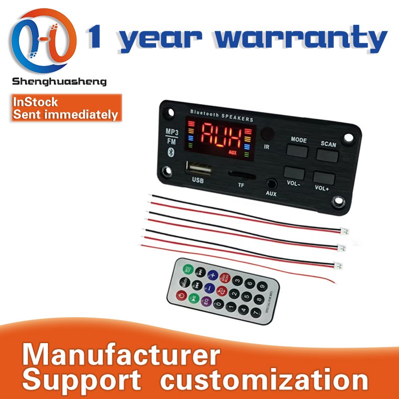 Mp3 Decoder Module Car Audio Bluetooth Amplifier Board Decoder Board Colour Screen Display Bluetooth 5.0