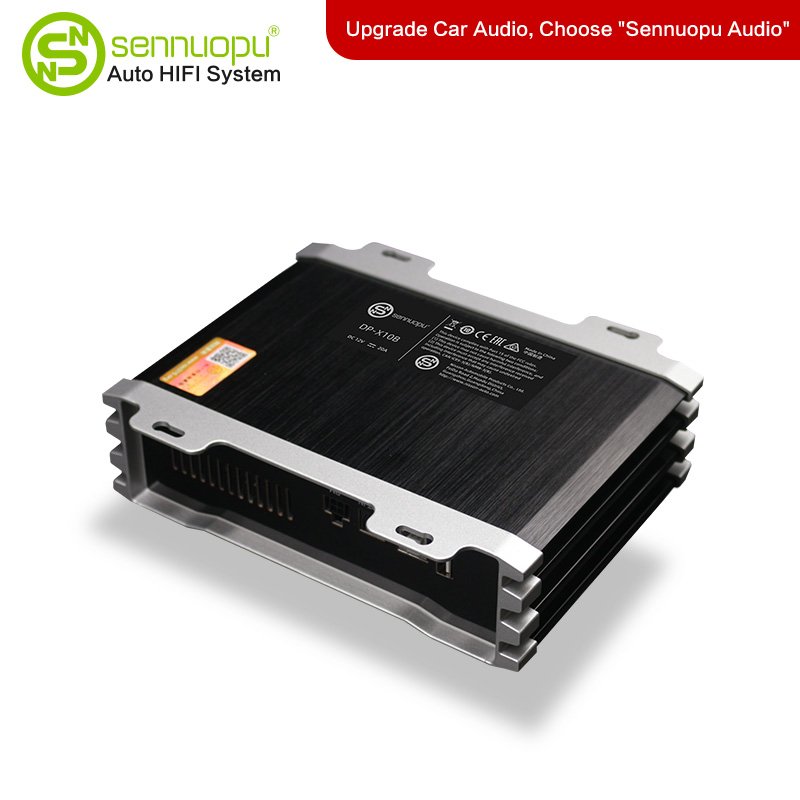 Sennuopu 4-channel DSP Amplifier Class AB Audio Processor Universal Car High Power Class D Amplifier 4 Channels 2 KG 12 Months