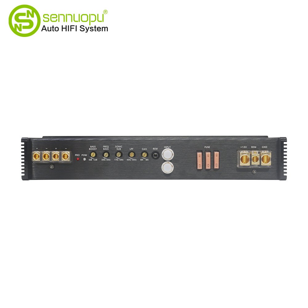 Sennuopu HQ-3000.1D Car Monoblock Subwoofer Amplifier Aluminium Universal Class D Mono Amplifier Car Audio 30 Amp X 4 91 - 100db