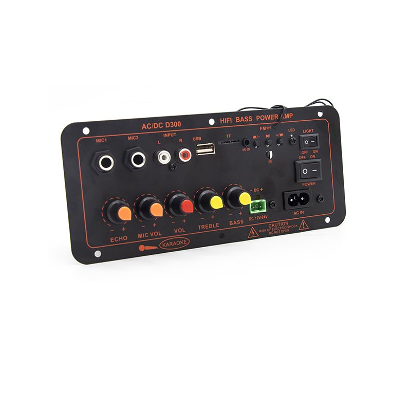 High Power 300W Car BT Power Amplifier Board D300 Home Audio K Song Outdoor Subwoofer Power Amplifier Board
