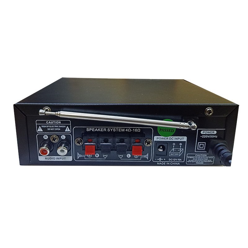 China Amplifier Hf 2 Channel Digital Mini Power Amplifier for Home Hi-Fi Stereo Car Bass Pc Usb Connection Tv With Bluetooth