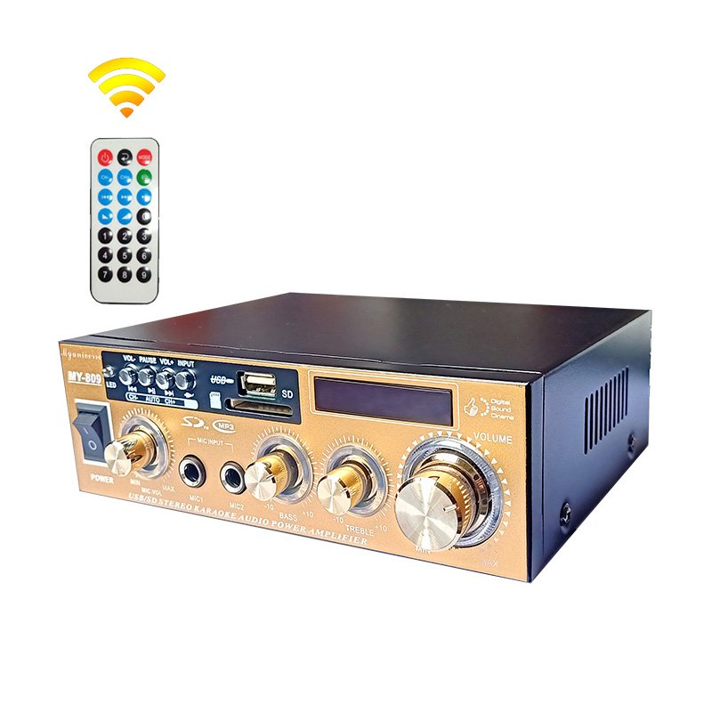 China Amplifier Hf 2 Channel Digital Mini Power Amplifier for Home Hi-Fi Stereo Car Bass Pc Usb Connection Tv With Bluetooth