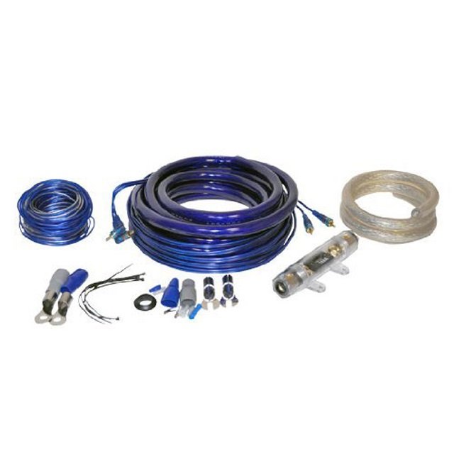 Hot Sale Subwoofer Amp Rca Power Cable and Fuse Holder Set 1500w Car Amplifier Install Wiring Kit