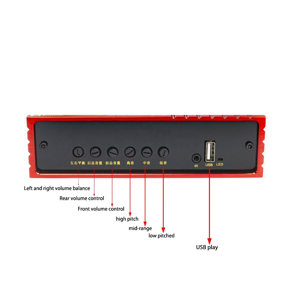 VK New Product 45W*4 Car Power Amplifier 4 Channel Android DSP Audio Amplifier