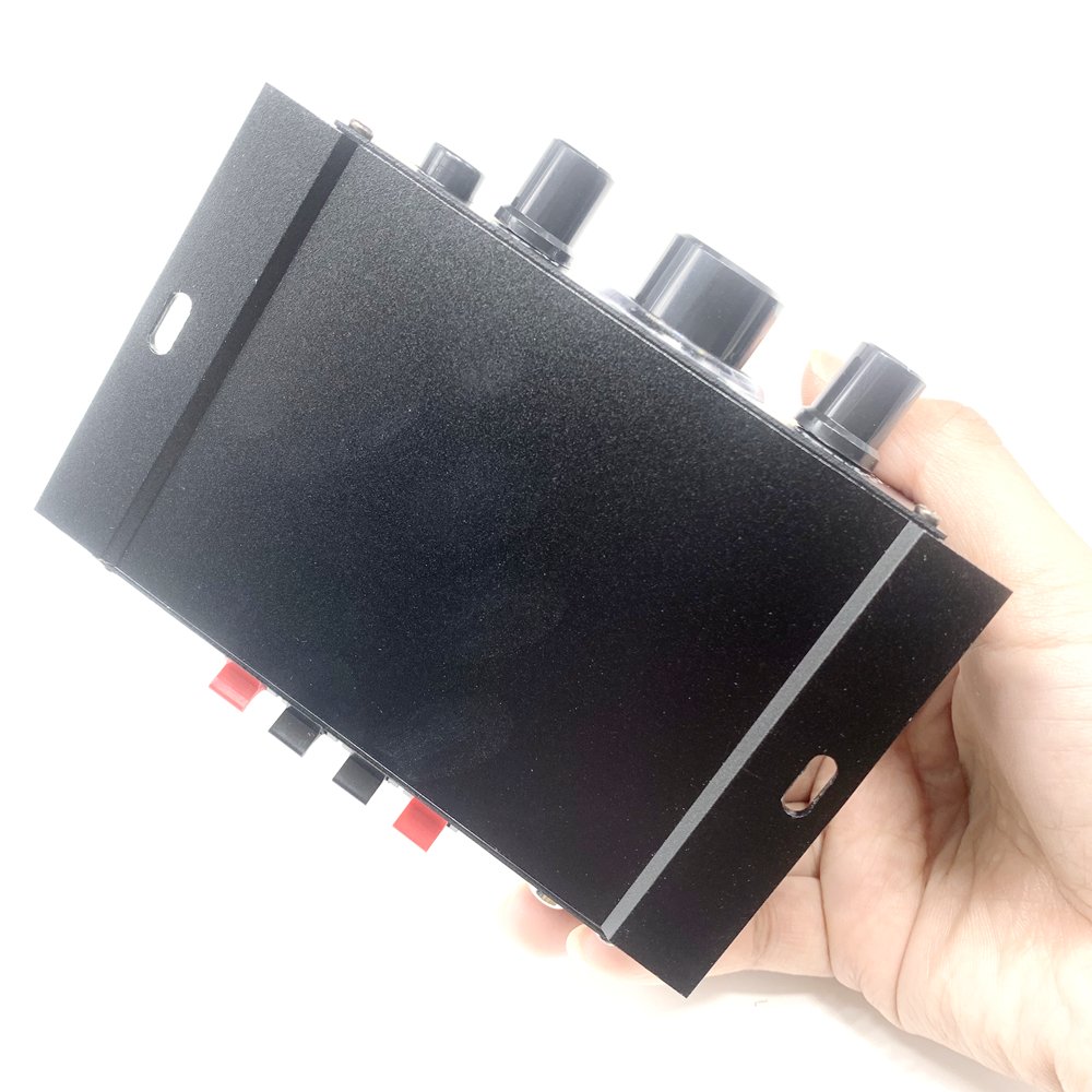 HIFI Power Amplifier Car Home Theater Digital Power Audio for Speaker Treble Bass Control FM USB AK170 400W