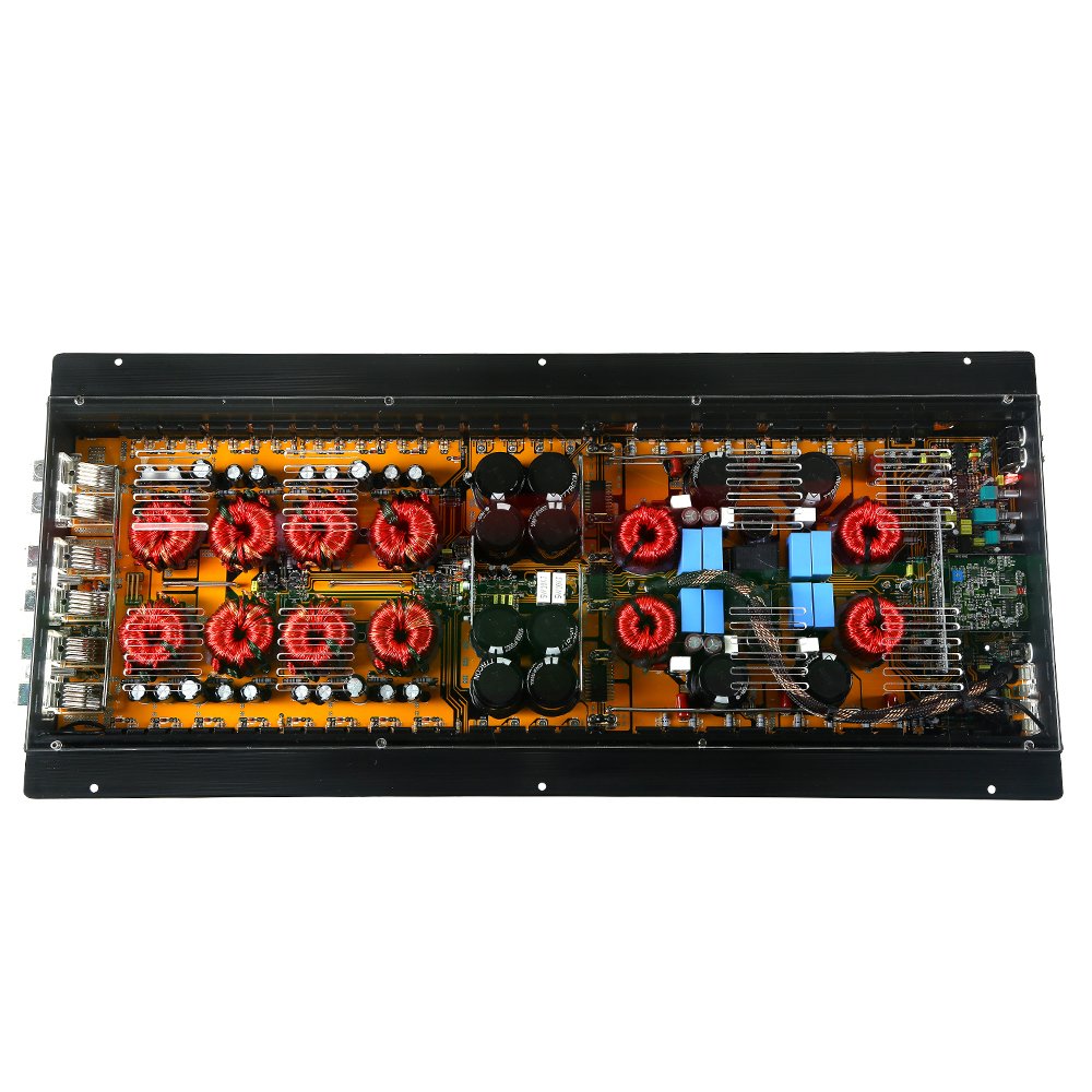 Teampie TP-5500.1D Acrylic Cover Car Amp Basshead Amplifier Lowbass SPL Amp