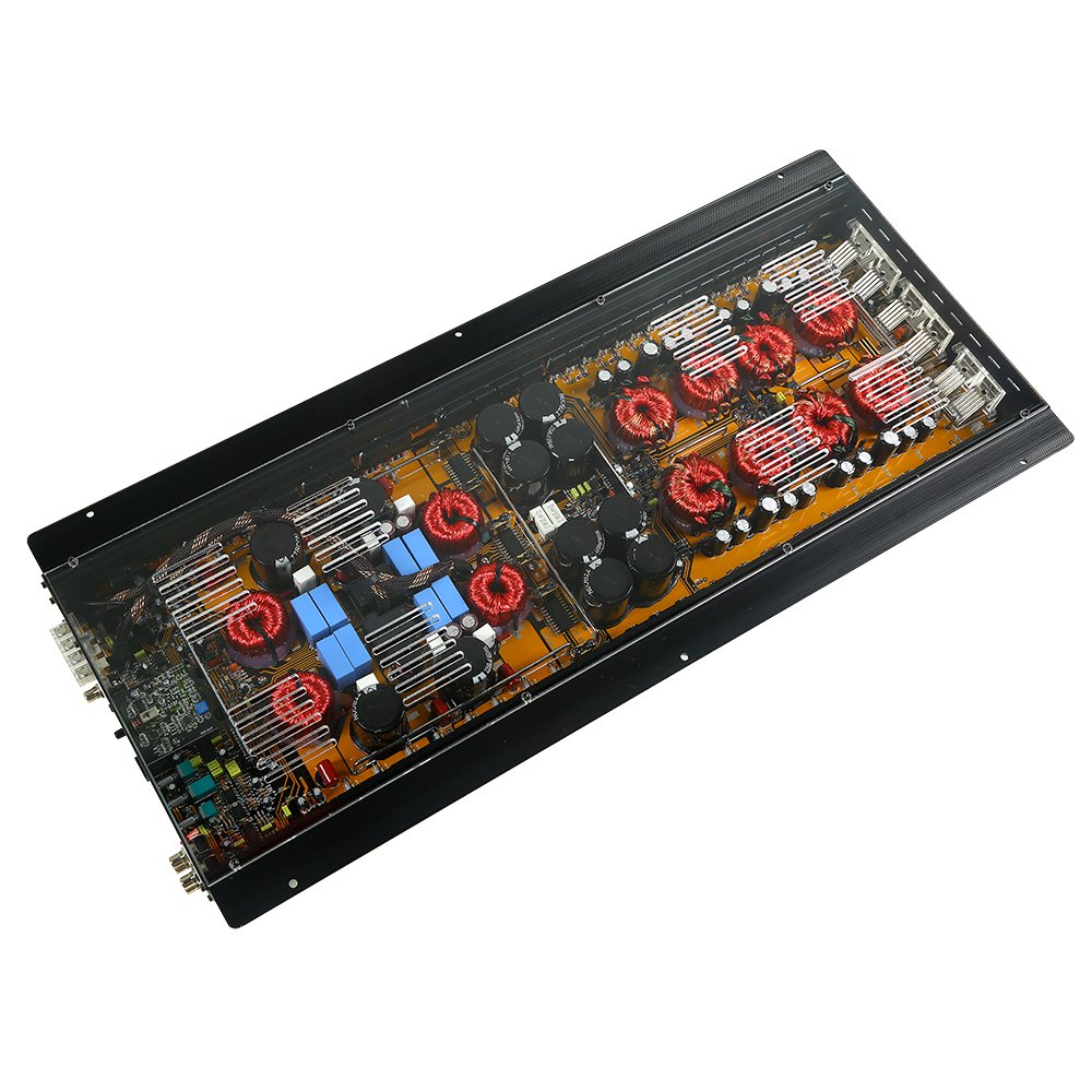 Teampie TP-5500.1D Acrylic Cover Car Amp Basshead Amplifier Lowbass SPL Amp