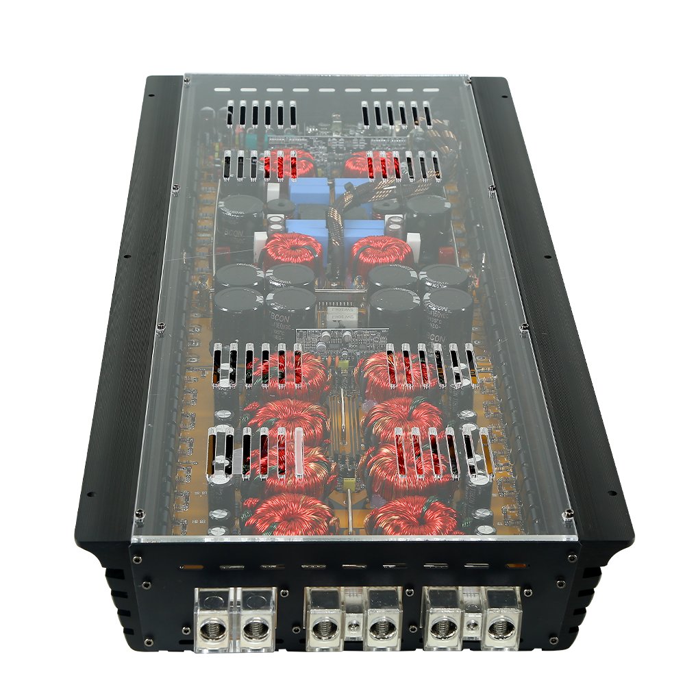 Teampie TP-5500.1D Acrylic Cover Car Amp Basshead Amplifier Lowbass SPL Amp