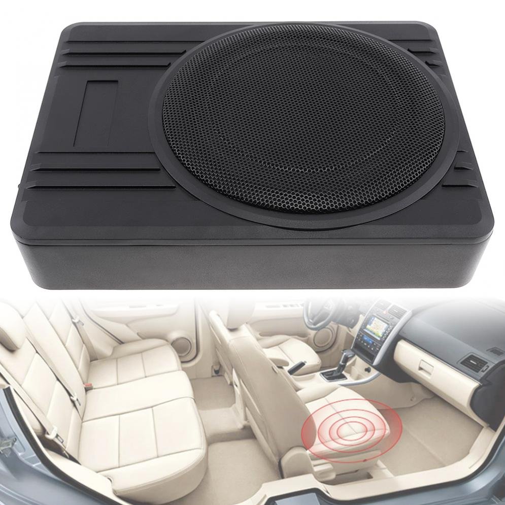 10 Inch Car Ultra-thin Subwoofer Ative Power Auto Slim Subwoofer 12V Big Power Amplifier Slim Car Subwoofer