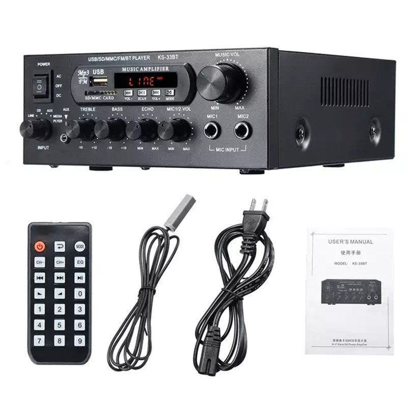 Original Brand Mini Amplifier DSP Stereo Subwoofer Car Audio 12V/220V DC U Disk Power Card Digital Audio U Disk Stereoscopic