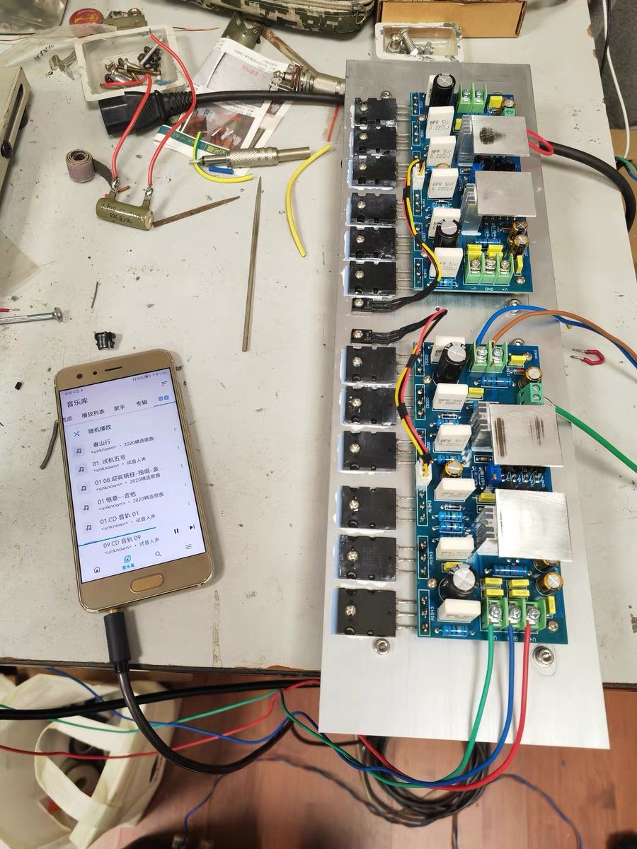 300W Mono Power Amplifier Board With Original New 6PCS Mosfet 5200 1943 High Power Tube 1943 5200 Amplifier Board 300 Watt