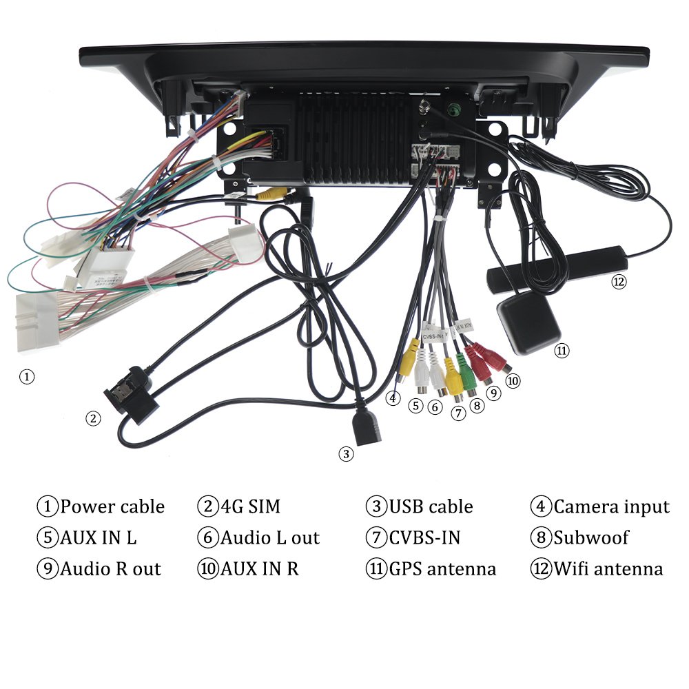 15.9" Carplay Head Unit for Toyota Sienna 2021-2024 Touch Screen GPS Multimedia Video Auto Electronics Car Radio
