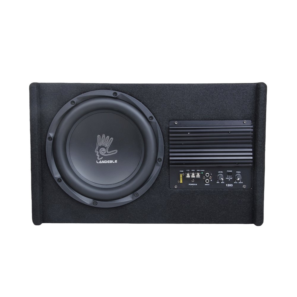Delicate and Vivid Auto Sound Amplifier Car Ported Enclosure With Flat Audio Subwoofer DC 12V Voltage for Speakers