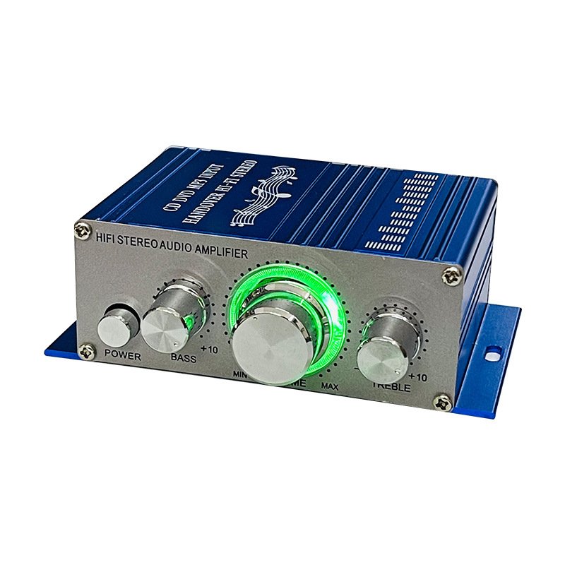 HY 2001 Hi-Fi 12V Mini Car Stereo Amplifier 2-Channel Auto Audio Digital Amplifier Equalizers Class AB Class B Combination KTV