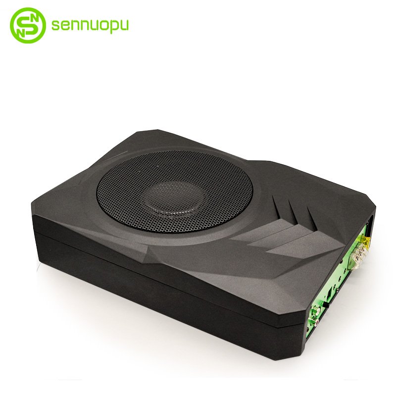 Manufacturer Aluminum Housing Slim Car Underseat Subwoofer Sub Woofer Amplifier Car Audio