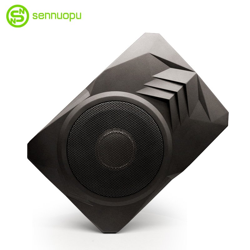 Manufacturer Aluminum Housing Slim Car Underseat Subwoofer Sub Woofer Amplifier Car Audio
