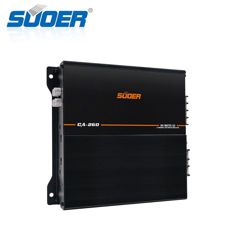 Suoer CA-260 Amplifier 12v Amplifier Car Sound Amplifier C-236 3800W 2 Channel Powerful Car Bass AMP