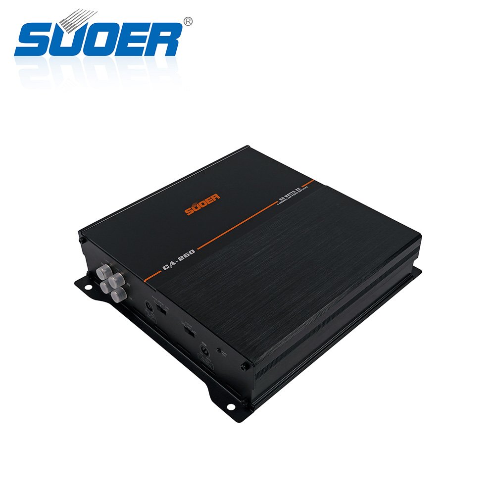 Suoer CA-260 Amplifier 12v Amplifier Car Sound Amplifier C-236 3800W 2 Channel Powerful Car Bass AMP