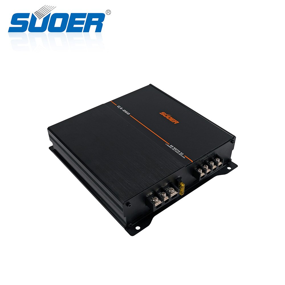 Suoer CA-260 Amplifier 12v Amplifier Car Sound Amplifier C-236 3800W 2 Channel Powerful Car Bass AMP