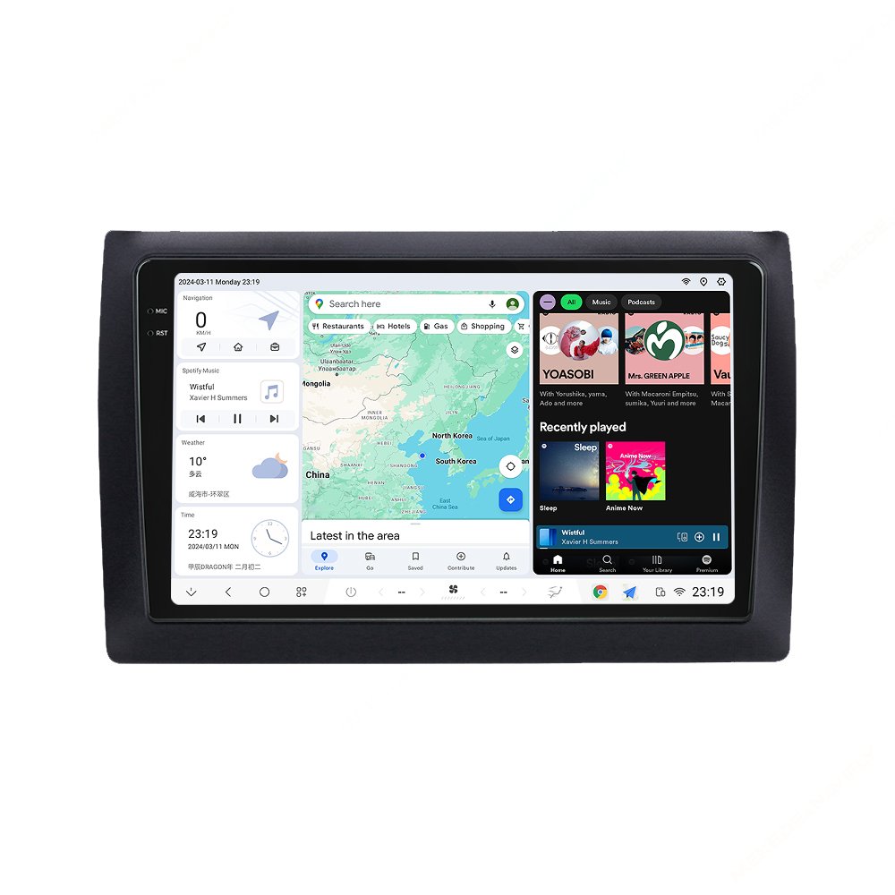 MEKEDE Android Car Stereo Car Video Car Multimedia DUDU 2K Touch Screen 12+512GB System7870 DSP7739 for FiatStilo2010