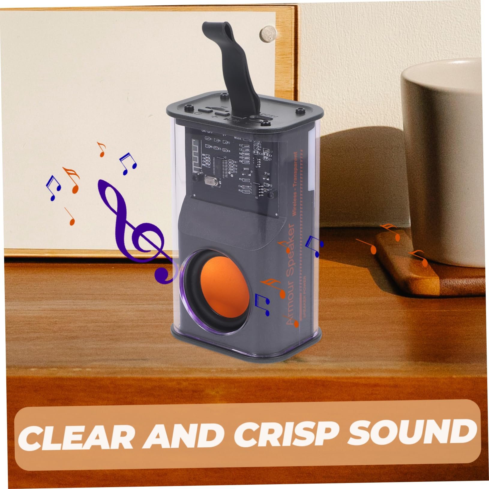 SHKL Wholesale Portable Wireless Speaker Waterproof Music Studio Colorful Night Light Robot Smart Gaming Party Outdoor Sport
