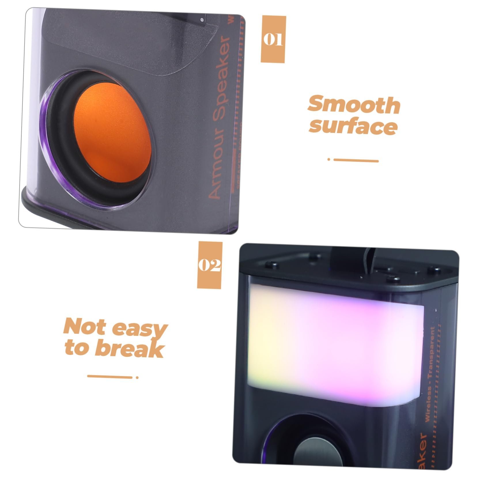 SHKL Wholesale Portable Wireless Speaker Waterproof Music Studio Colorful Night Light Robot Smart Gaming Party Outdoor Sport