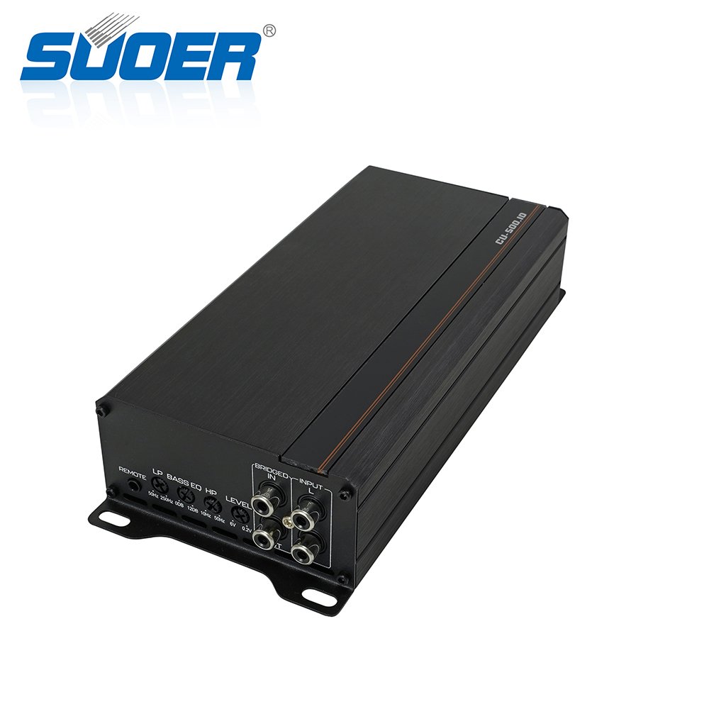 Suoer CU-500.1 Mini Size Monoblock 1500 Watts Power Car Amplifier