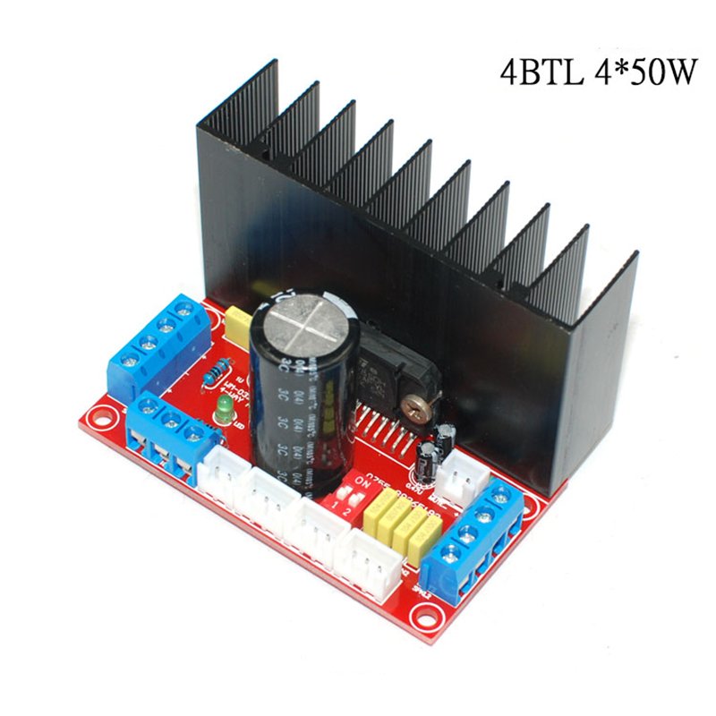 4X50W DC12-18V TDA7850 Car Audio Amplifier Board Fever MOSFET HIFI 4 Channel Car Amplifier Board