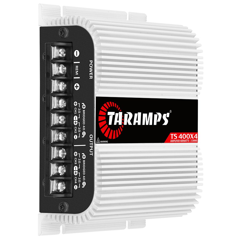 Taramps TS 400x4 FULL RANGE 2 Ohms 400 Watts RMS 4 Channels Car Audio Amplifier RCA Input Class D Multi-channel Amp High Power