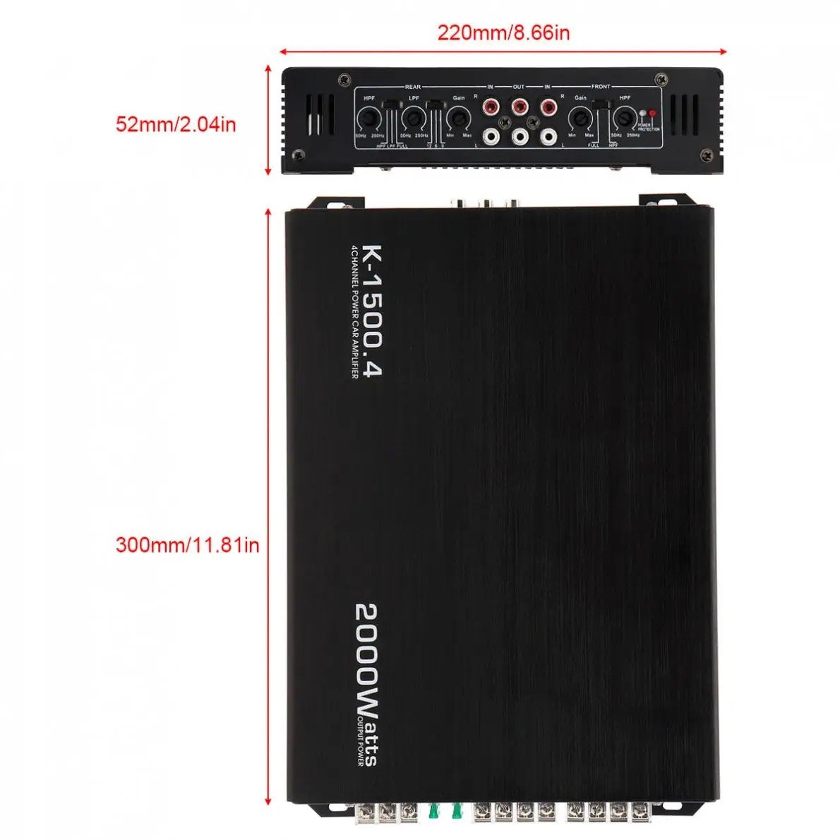 Wholesale Professional Car Amplifier 12v 5800W Class AB Full Rang Power Amplifier 4 Channel Car Audio Amplifier