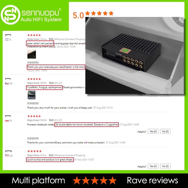 Dsp Processor Car Audio 4 Channel Amplifier Dsp Car Audio Processor