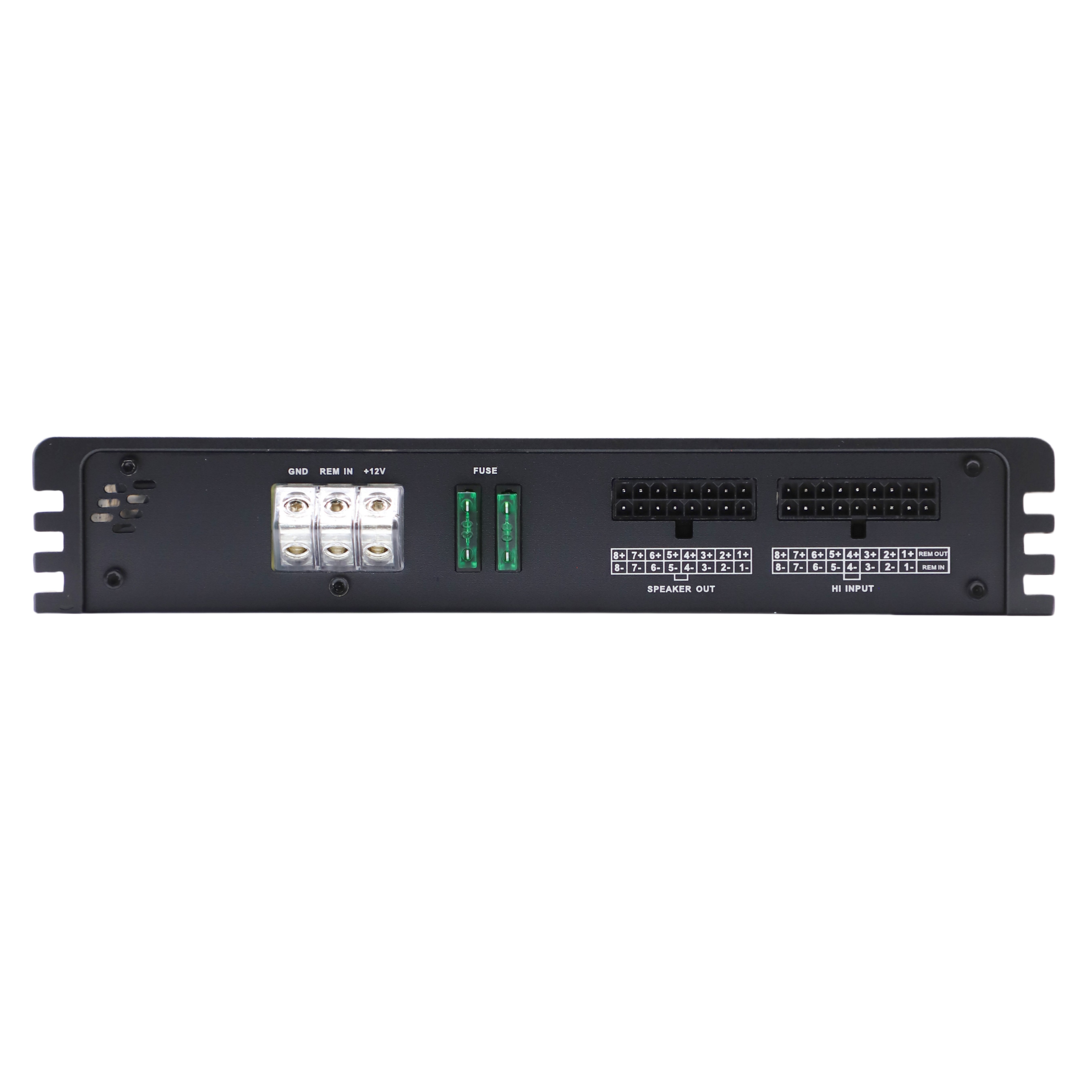 AudioWinner E812.8D Class d 8ch 50watt Per Channel Car Amplifier with Digital Sound Processor 31Band EQ DSP Car Amplifier