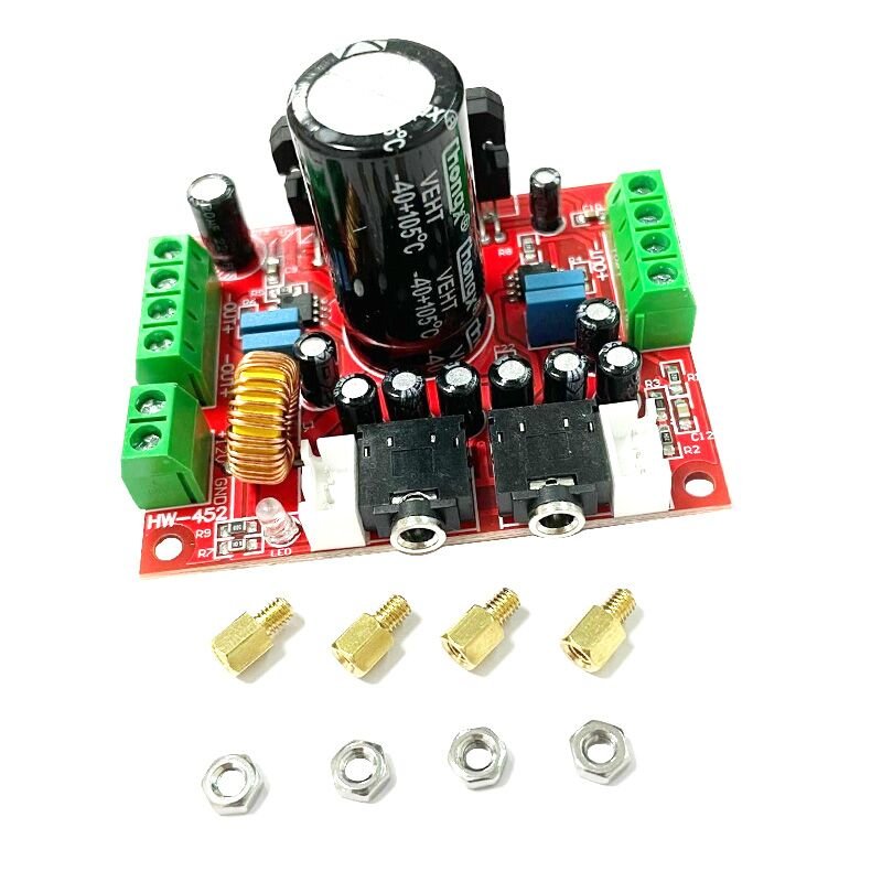 Fever grade TDA7850 amplifier board 4-channel car amplifier board 4X50W with BA3121 noise reduction large electrolytic