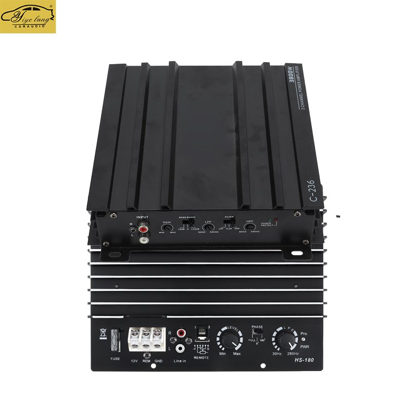 3800W Car Power Amplifier Subwoofer 2 Channel Power Amplifier Board