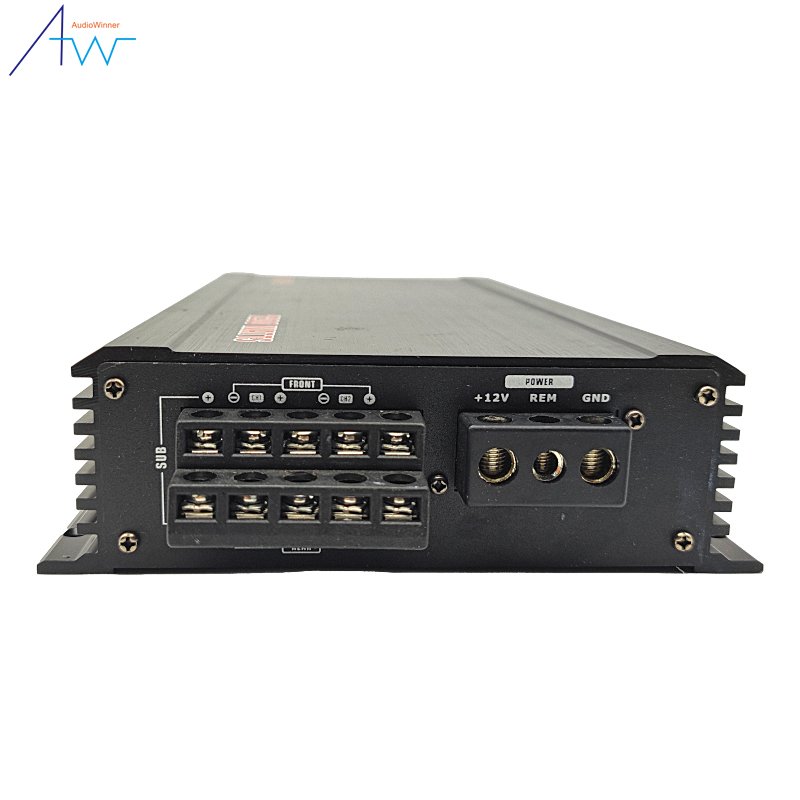 12V Power 5000W Speaker Amplifier Class AB Digital 5 Channel Amp Car Audio Mini Car Amplifier