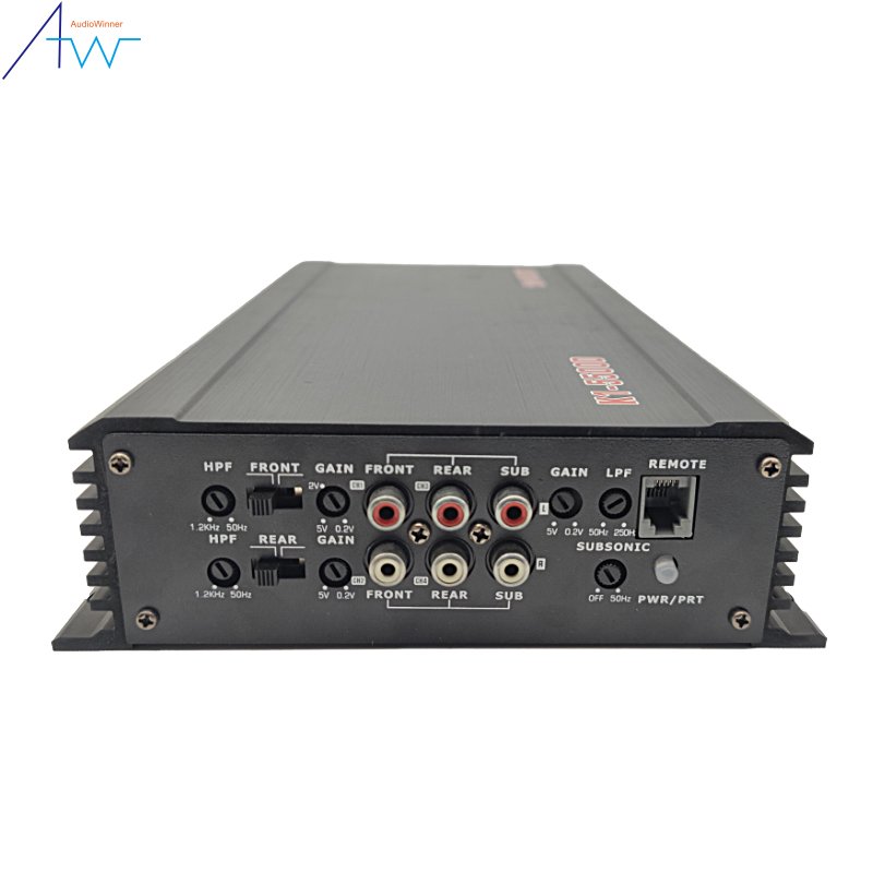 12V Power 5000W Speaker Amplifier Class AB Digital 5 Channel Amp Car Audio Mini Car Amplifier