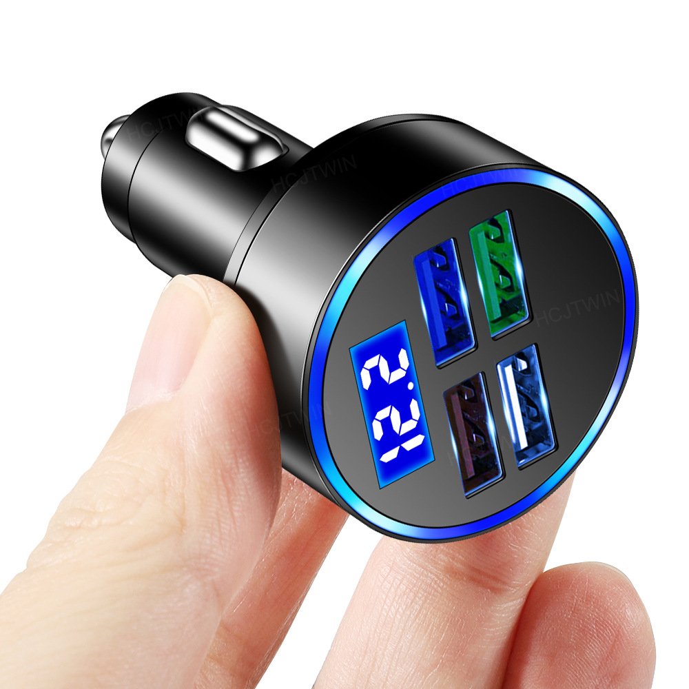 High Quality Electronic Car Accessories USB Charger 4 in 1 Fast Car Charger for iphone and samsung