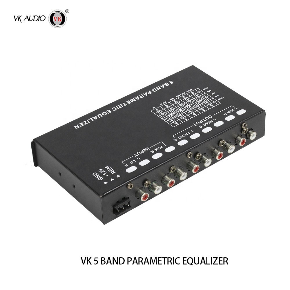 Car Amplifier 12V Class D AB Parametric Equalizer 7-Band Multifunction 5 Band Car Parametric Equalizer