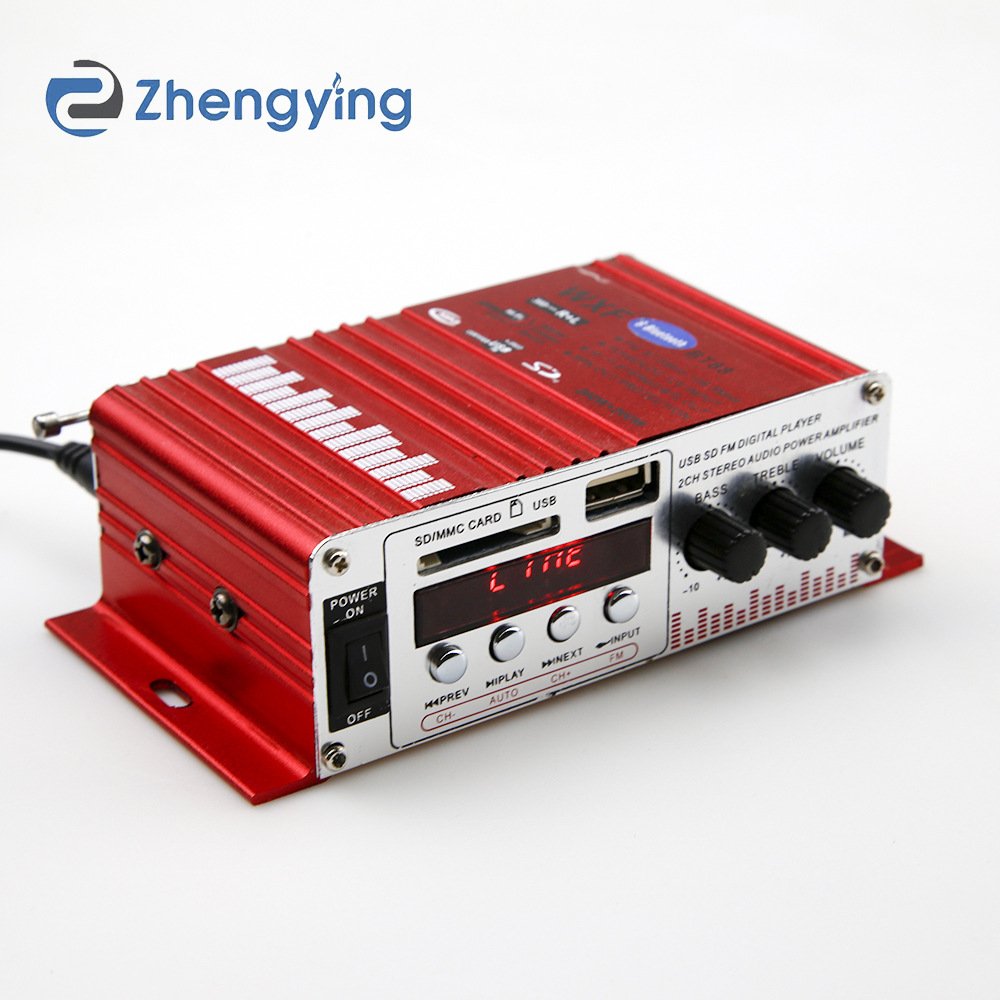 Cross-border Explosion Model 12V Car Home High-power 40W Digital BT USB Mini Power Amplifier MP3 Player