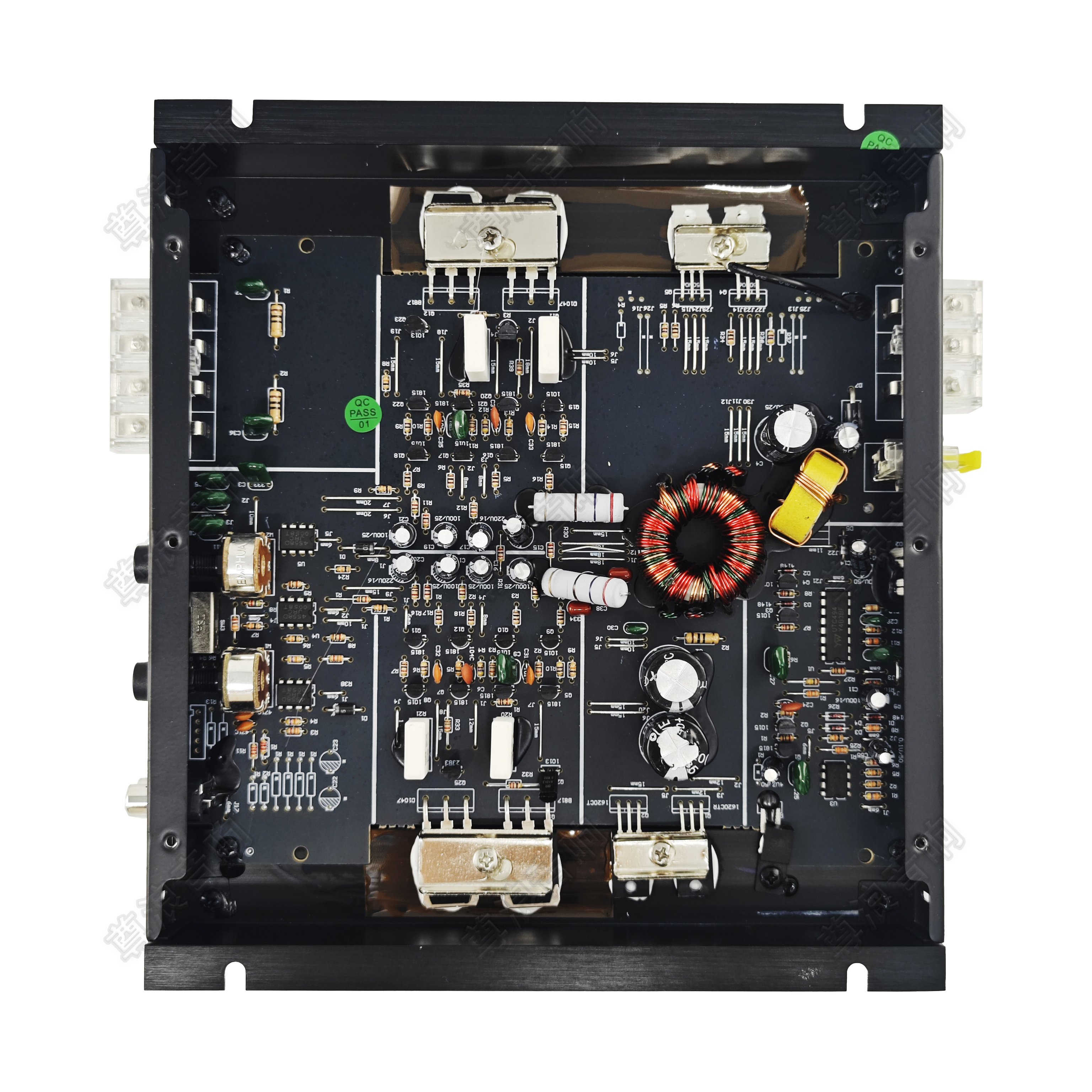 China Factory's Professional 12V 4ohm 2 Channel Subwoofer Amplifier Car Audio Amp Car Audio Amplifier 2-Channel Car Audio System