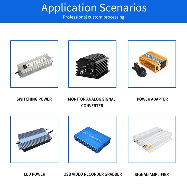 Extrusion Aluminum Profile Power Amplifiers Electrical Equipment Supplies Customize Car Amplifiers Electronic Enclosure