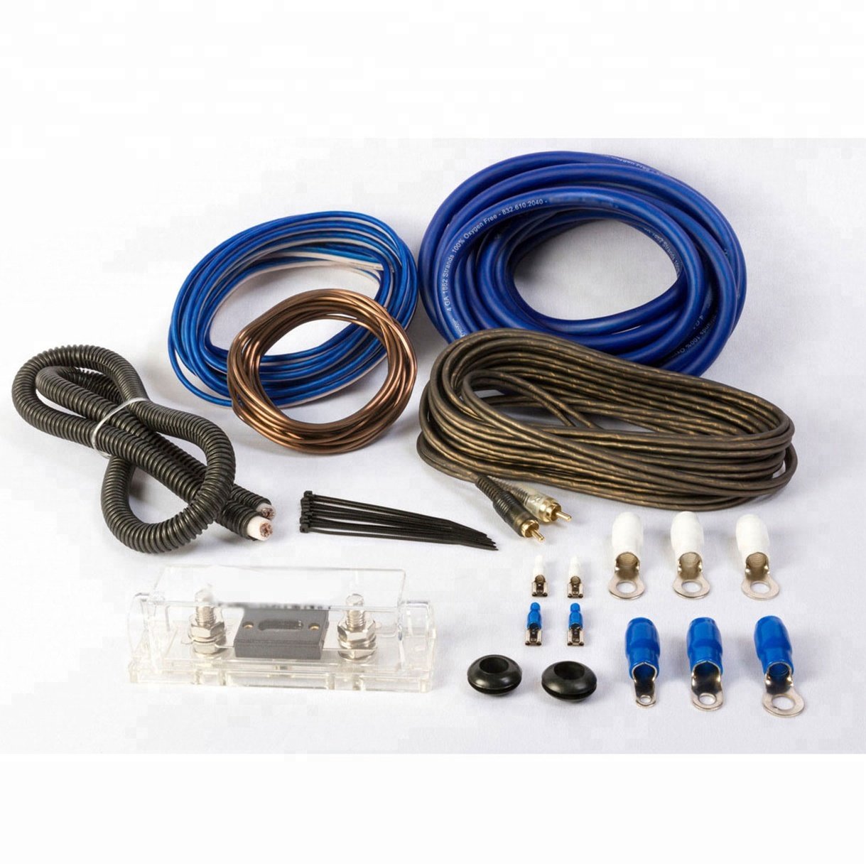 Upgrade Car Audio Experience with Customizable Amplifier Kit OFC CCA TCCA Soft Flexible PVC Jacket