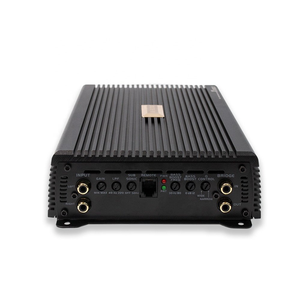 Factory Wholesale 12V Class D Mono Block Digital Car Power Amplifier Music Powerful Car Amplifiers 1 Channel
