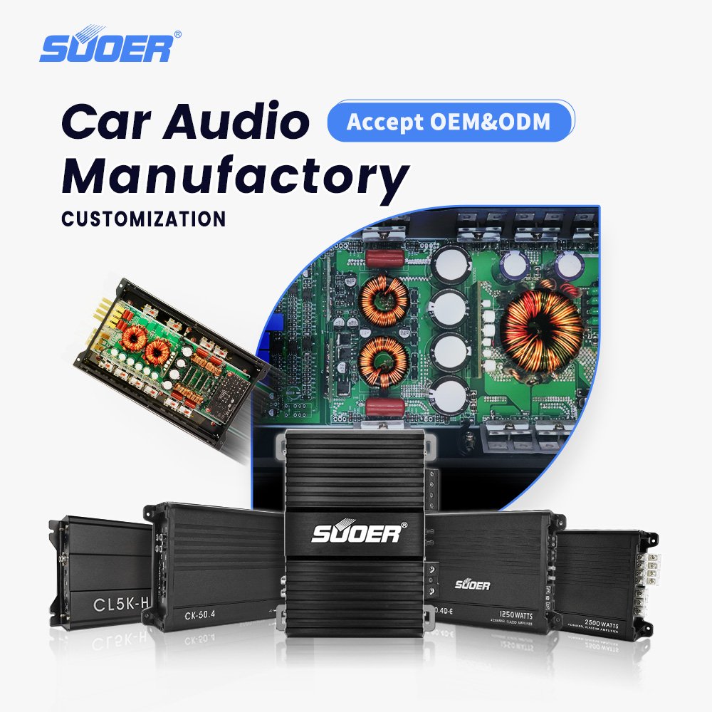 Suoer CB-500D-C 1500watts Max Power Car Audio Amplifier Good Price Car Amp