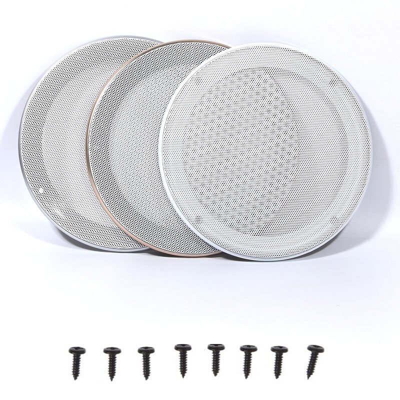 Custom Sheet Metal Fabrication Speaker Grill Mesh Decorative Circle Woofer Guard Protector Cover Audio Accessories