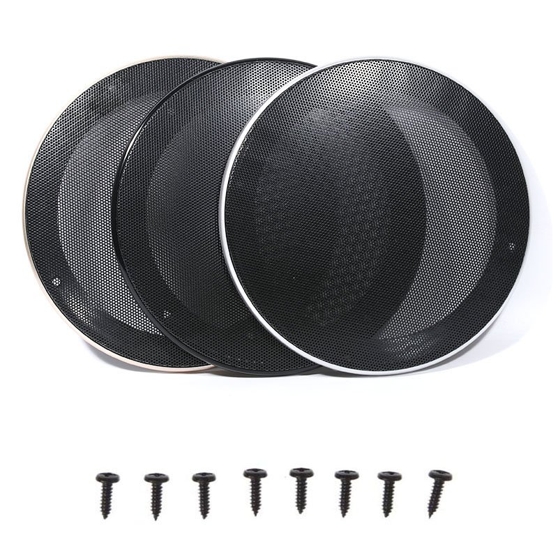 Custom Sheet Metal Fabrication Speaker Grill Mesh Decorative Circle Woofer Guard Protector Cover Audio Accessories