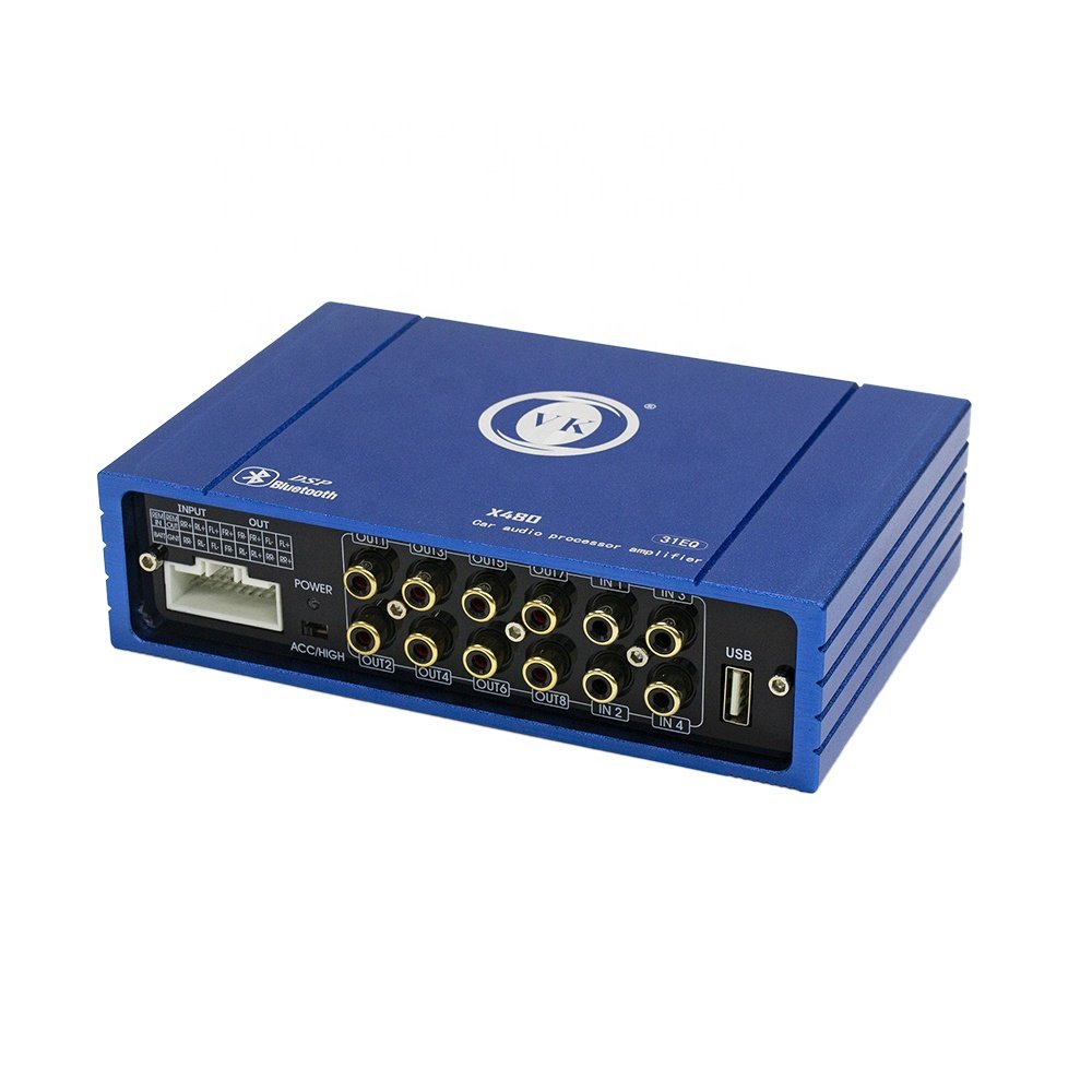VK DSP High Quality New Design Car Audio DSP Amplifier Processor Support Computer 31 Band DSP
