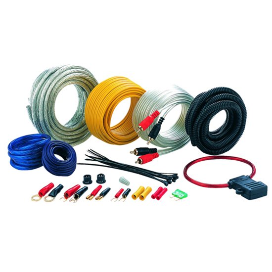 PSK8 High Quality 8 Gage Subwoofer Amp Wire Kit 8GA Car Audio Amplifier Wiring Kit Car Audio Installation Wiring Kit
