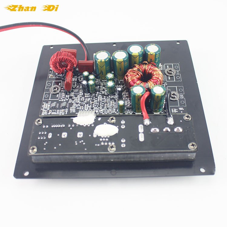 12V Speaker Subwoofer Class D RMS 300W 2OHM Bass Module High Power Car Audio Accessories Mono Channel Amplifier Board