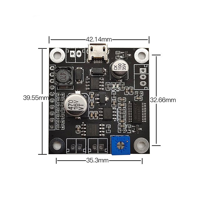 JRM910 High-Power USB Voice Playback Module 6-35V 10W Amplifier Board for MP3 Player Acoustic Components Audio Accessories